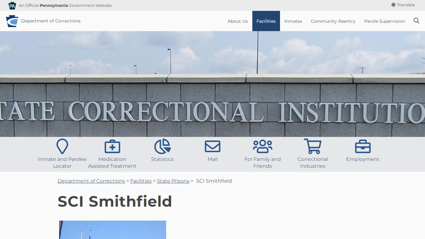 SCI Smithfield - Department of Corrections